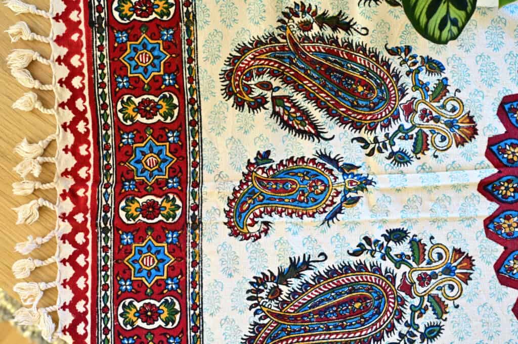 Abadi Block-Printed Tablecloth (قلمکار)