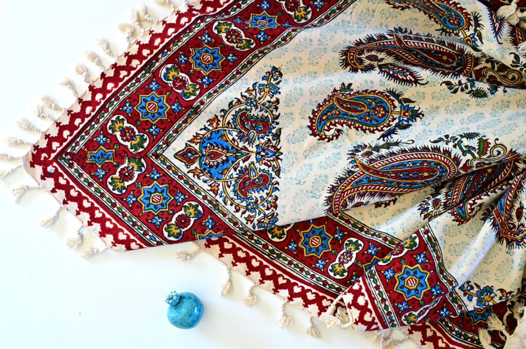 Abadi Block-Printed Tablecloth (قلمکار)