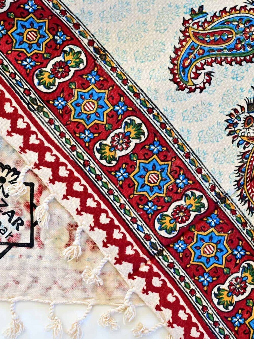Abadi Block-Printed Tablecloth (قلمکار)