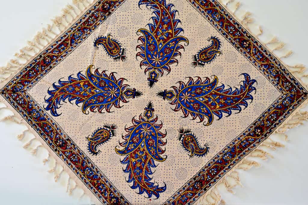 60*60cm Paisley Tablecloth (قلمکار)