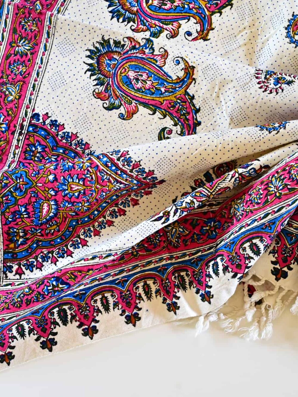 Pink Runner Tablecloth (قلمکار)