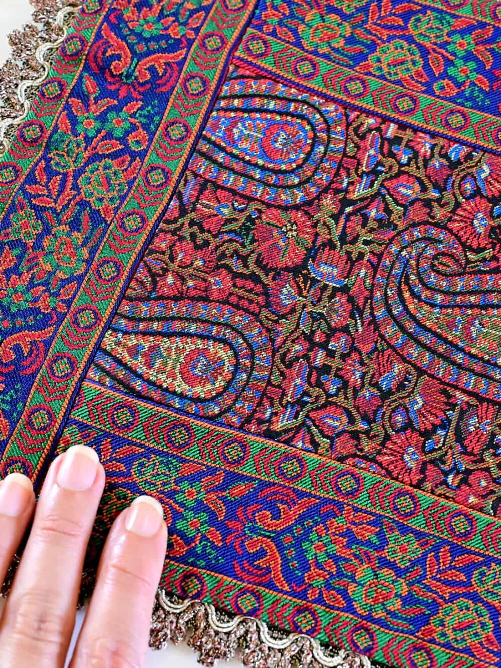 Mikhak Paisley Tablecloth (ترمه_Termeh)