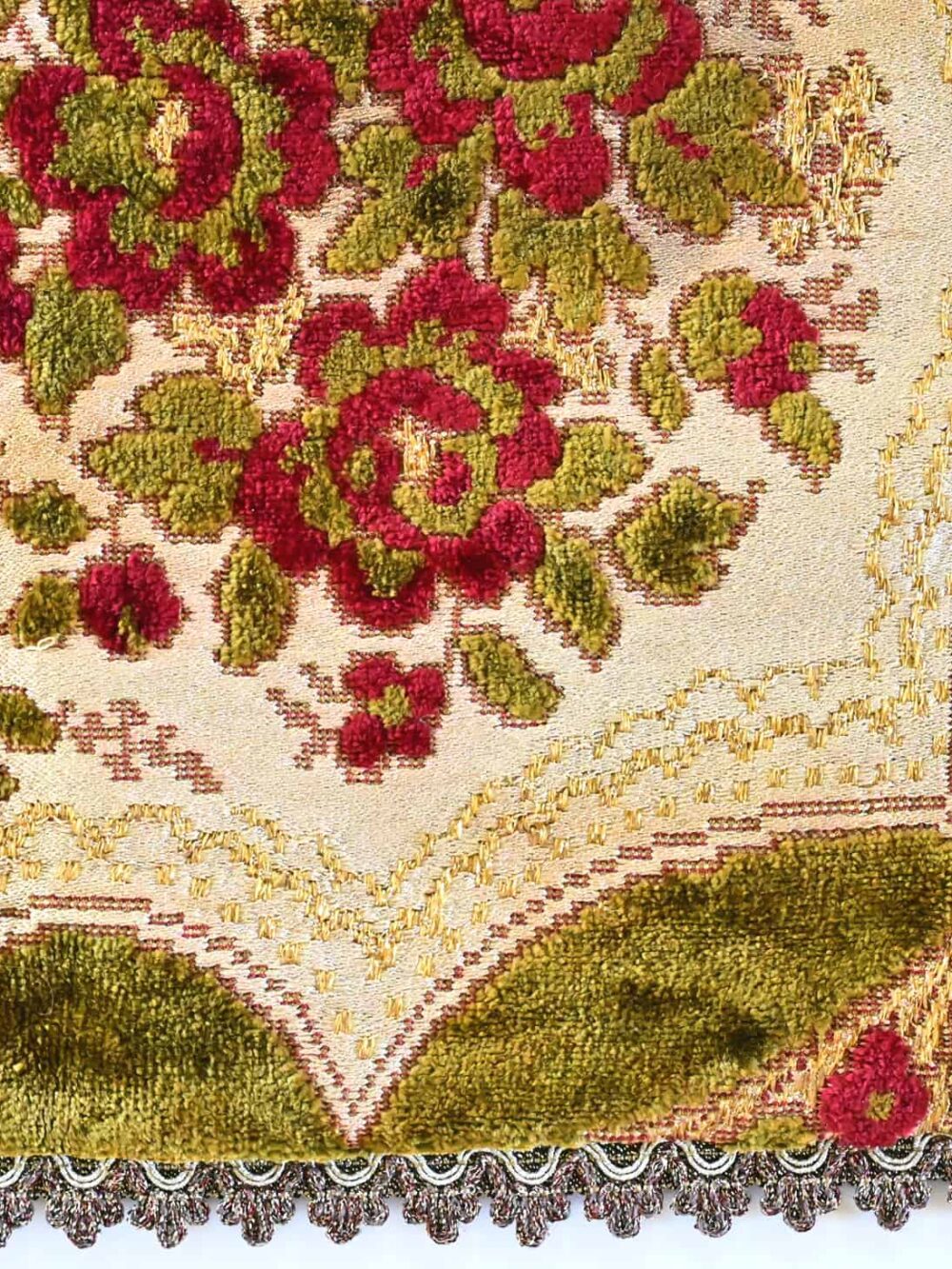 Vintage Velvet 19s Tablecloth