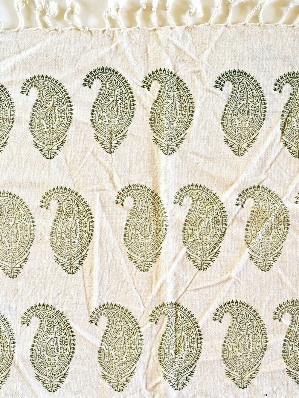 Green Paisley Tablecloth قلمکار