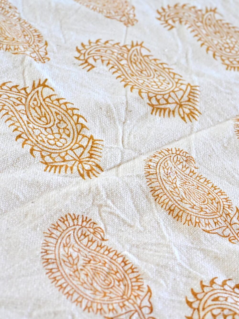 Orange Paisley Tablecloth قلمکار