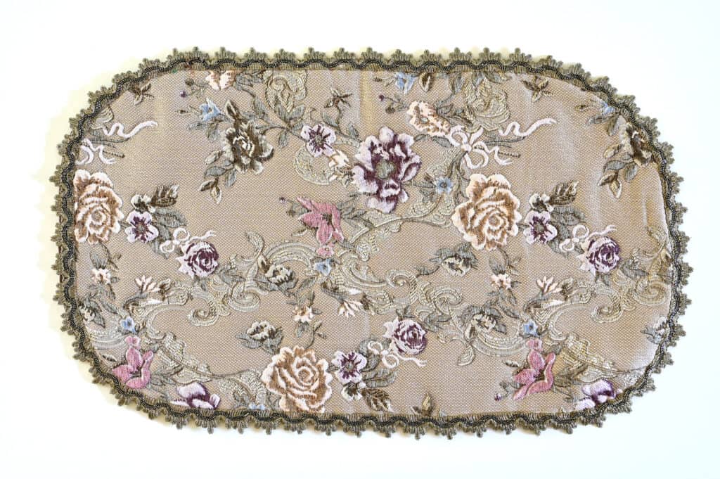 French floral tapestry tablecloth 