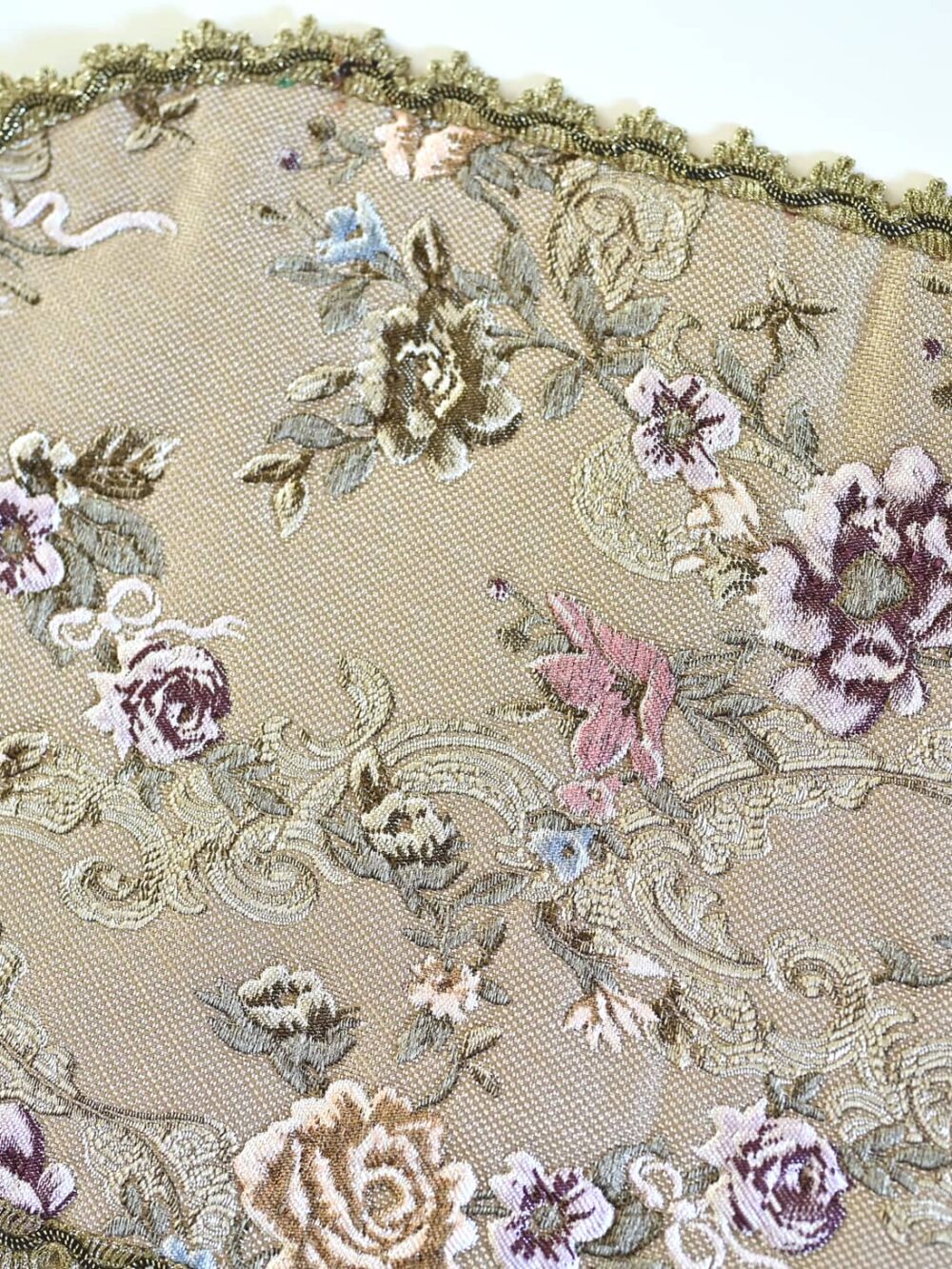 French floral tapestry tablecloth