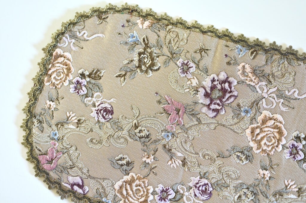 French floral tapestry tablecloth 