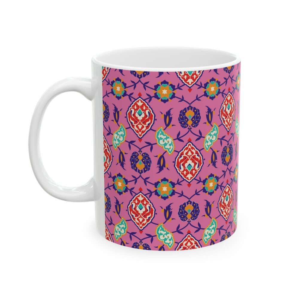 Pink and Navy Mug