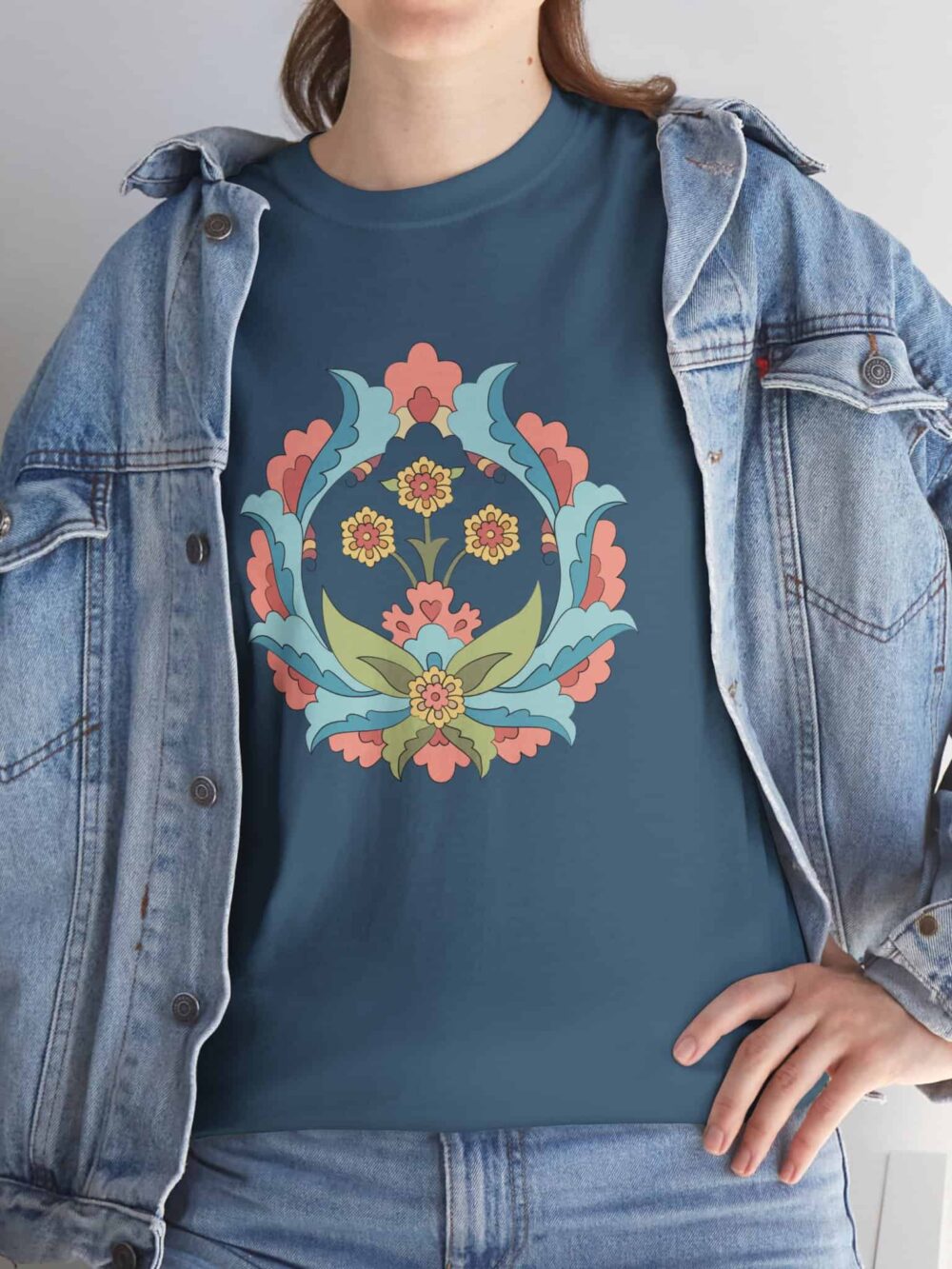 Shah Abbasi Flower Tee