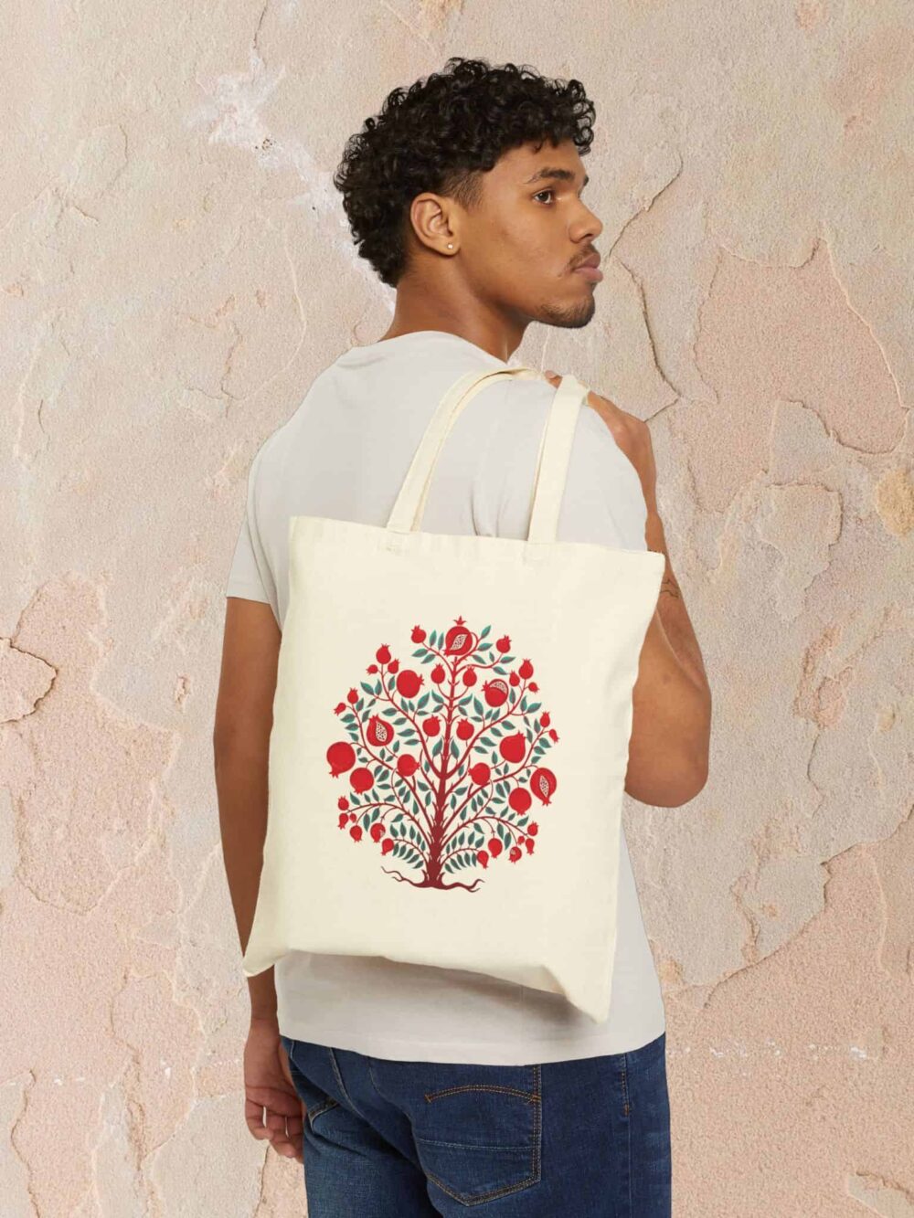 Tote Bag with Anar Tree