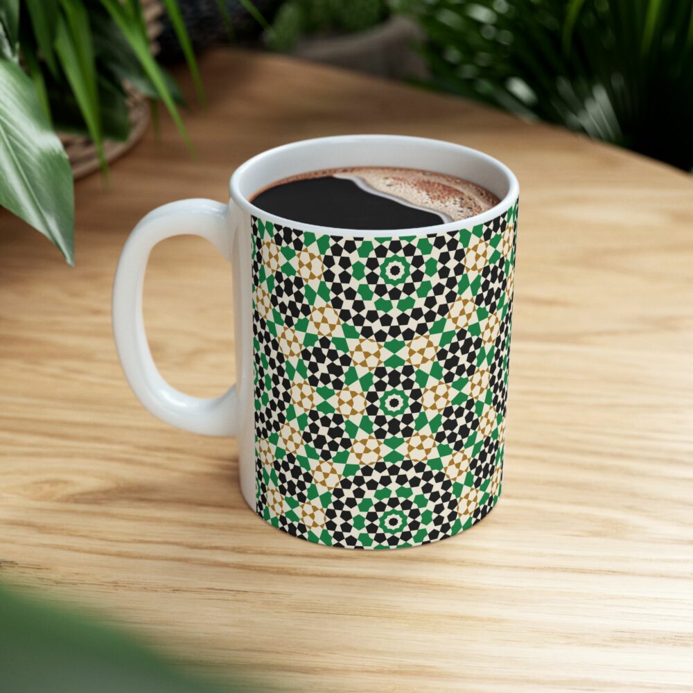 Persian Geometric Ceramic Mug