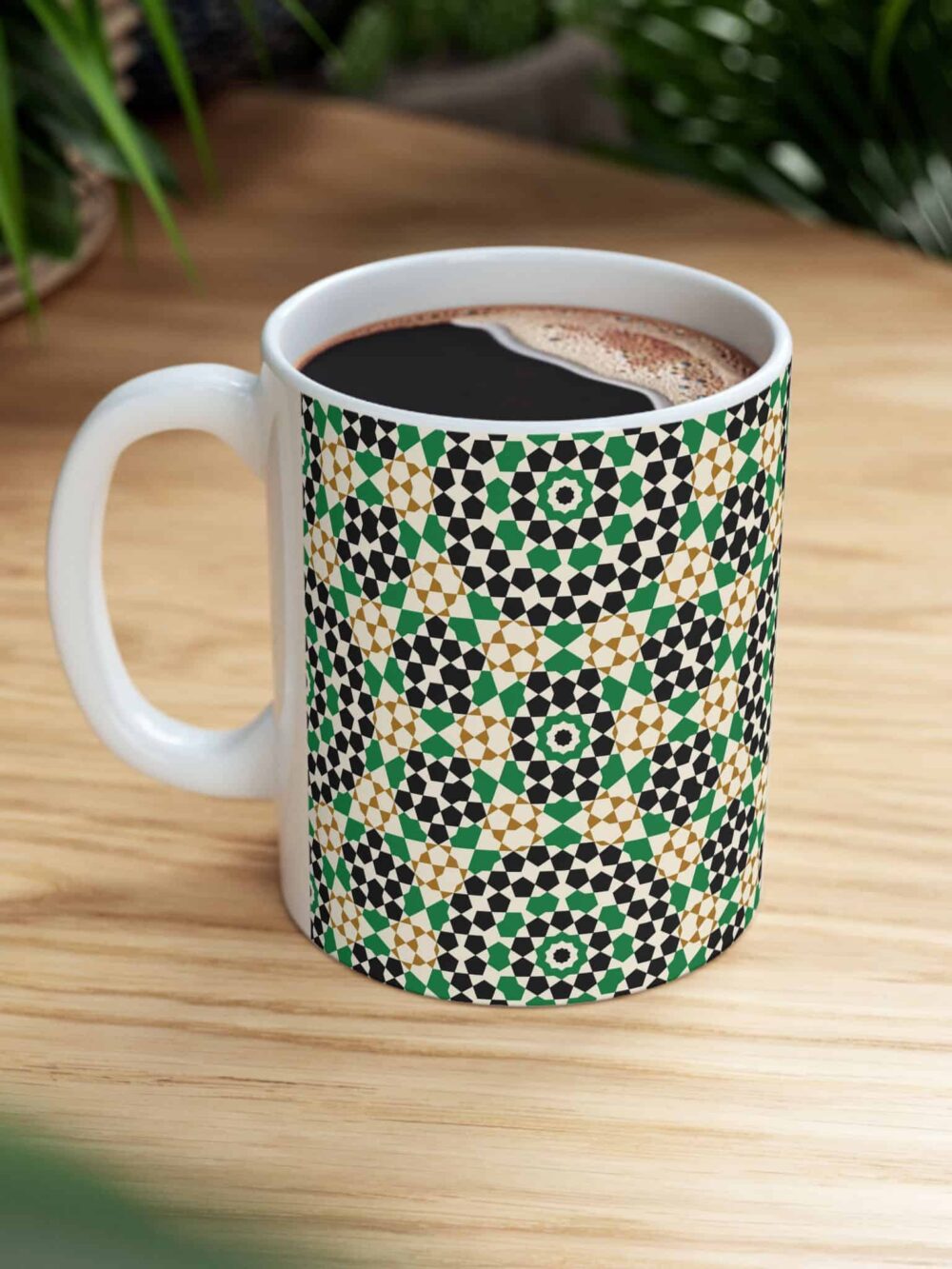 Persian Geometric Ceramic Mug