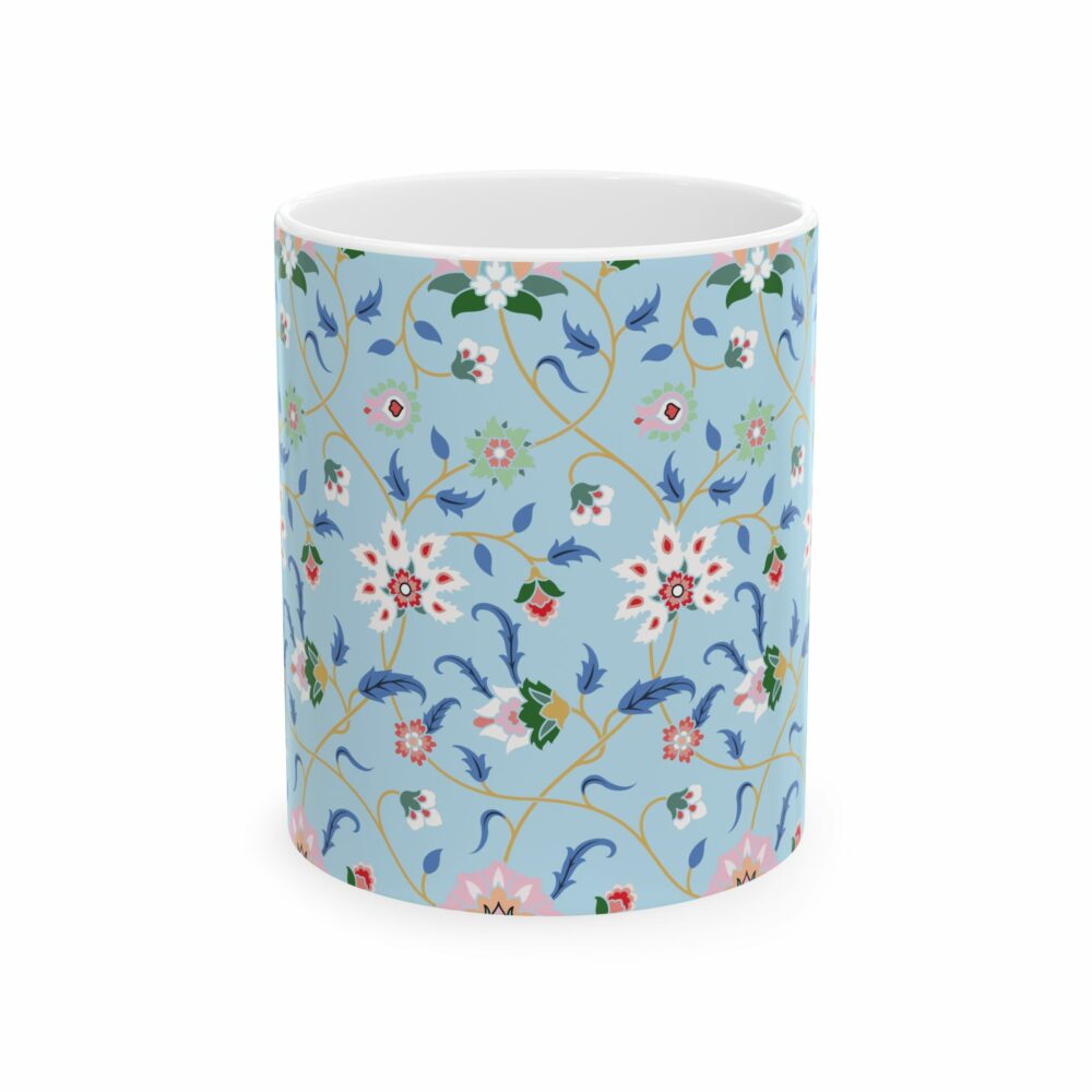 Blue Persian Garden Ceramic Mug