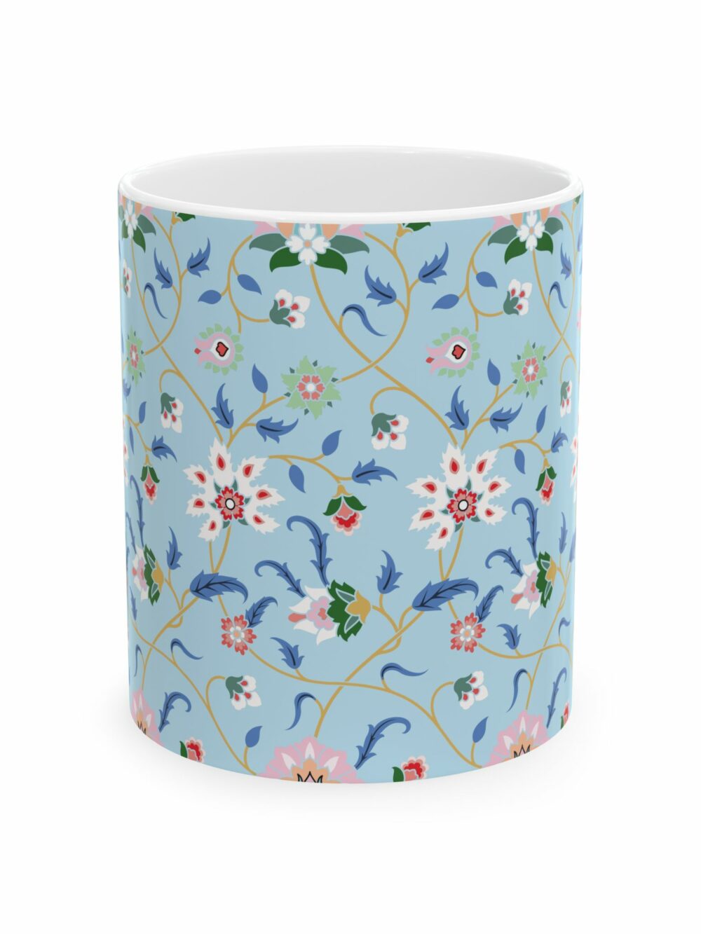 Blue Persian Garden Ceramic Mug