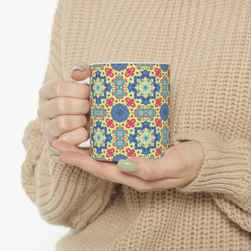 Colourful Tile Ceramic Mug