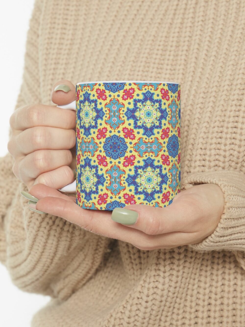 Colourful Tile Ceramic Mug