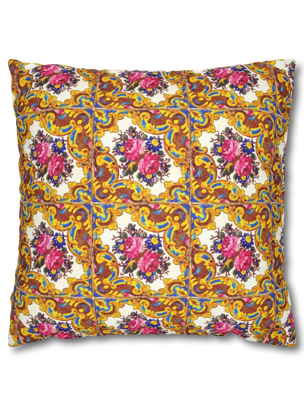 Pillowcase - Floral Tile Design