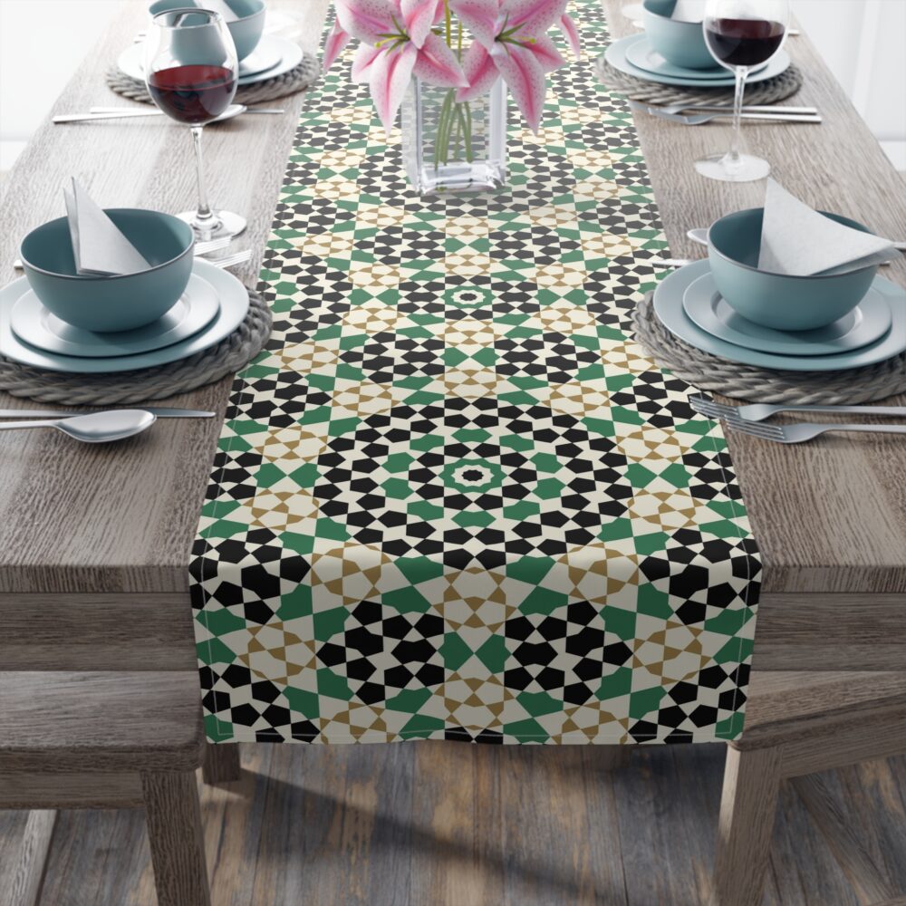 Geometric Persian Table Runner