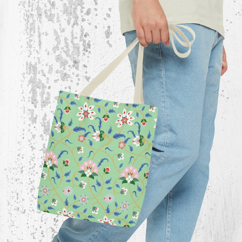 Tote Bag - Green Persian Garden