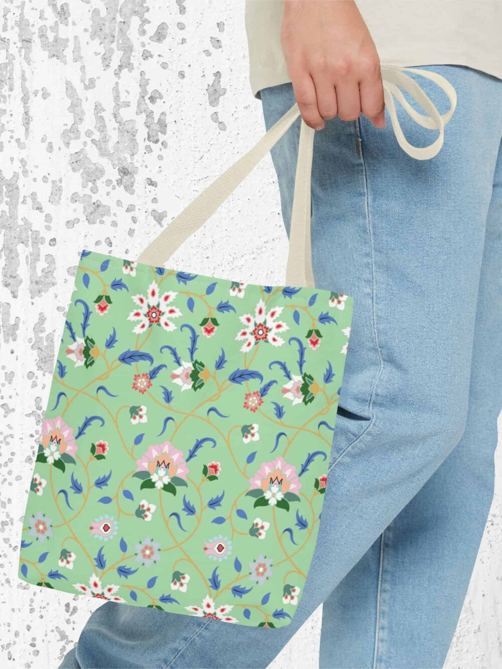 Tote Bag - Green Persian Garden