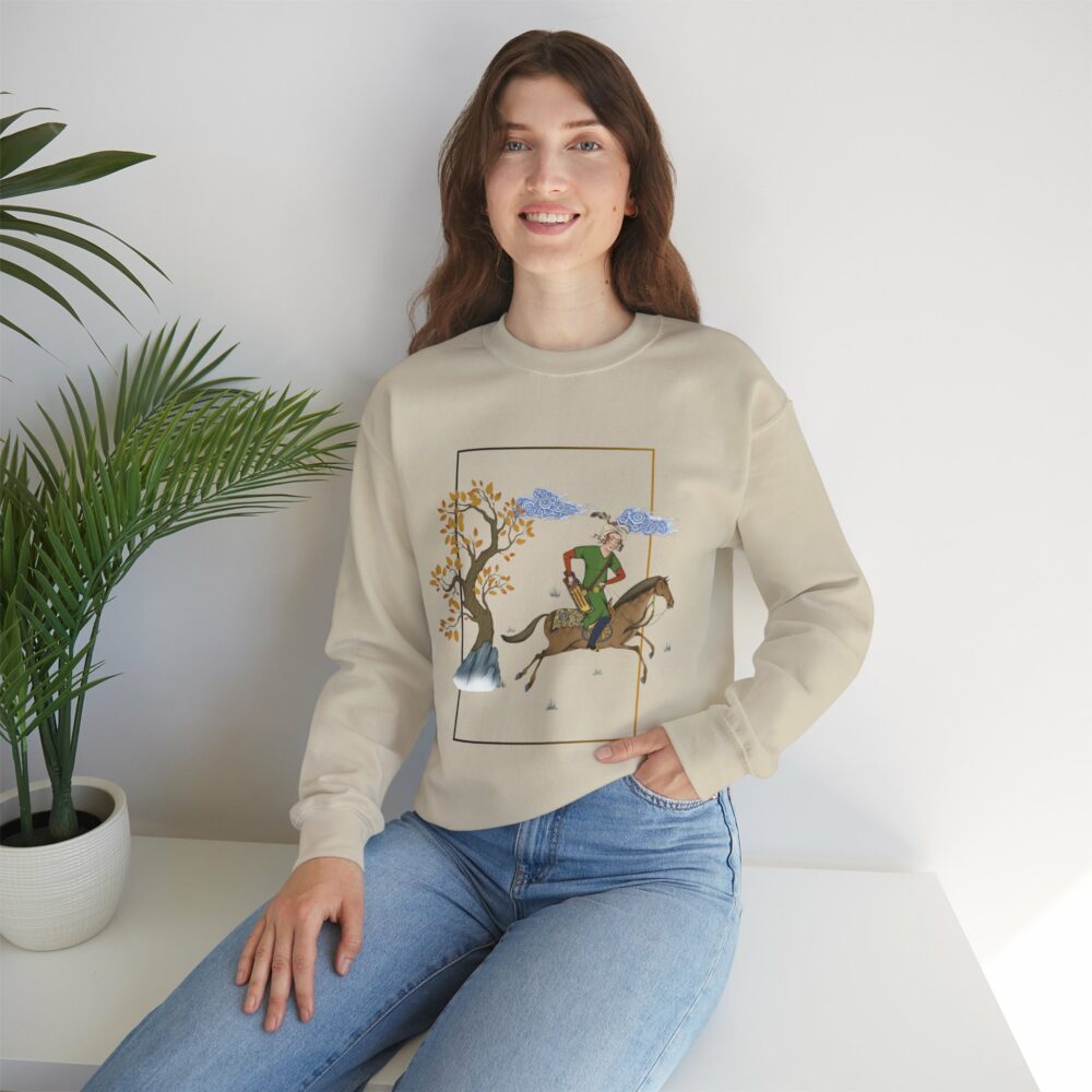 Persian Chapar Design Crewneck Sweatshirt