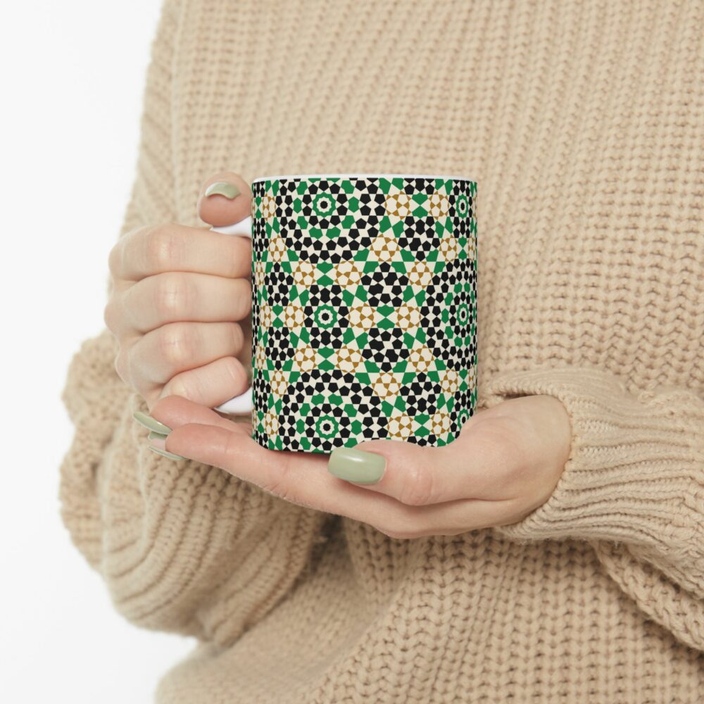 Persian Geometric Ceramic Mug