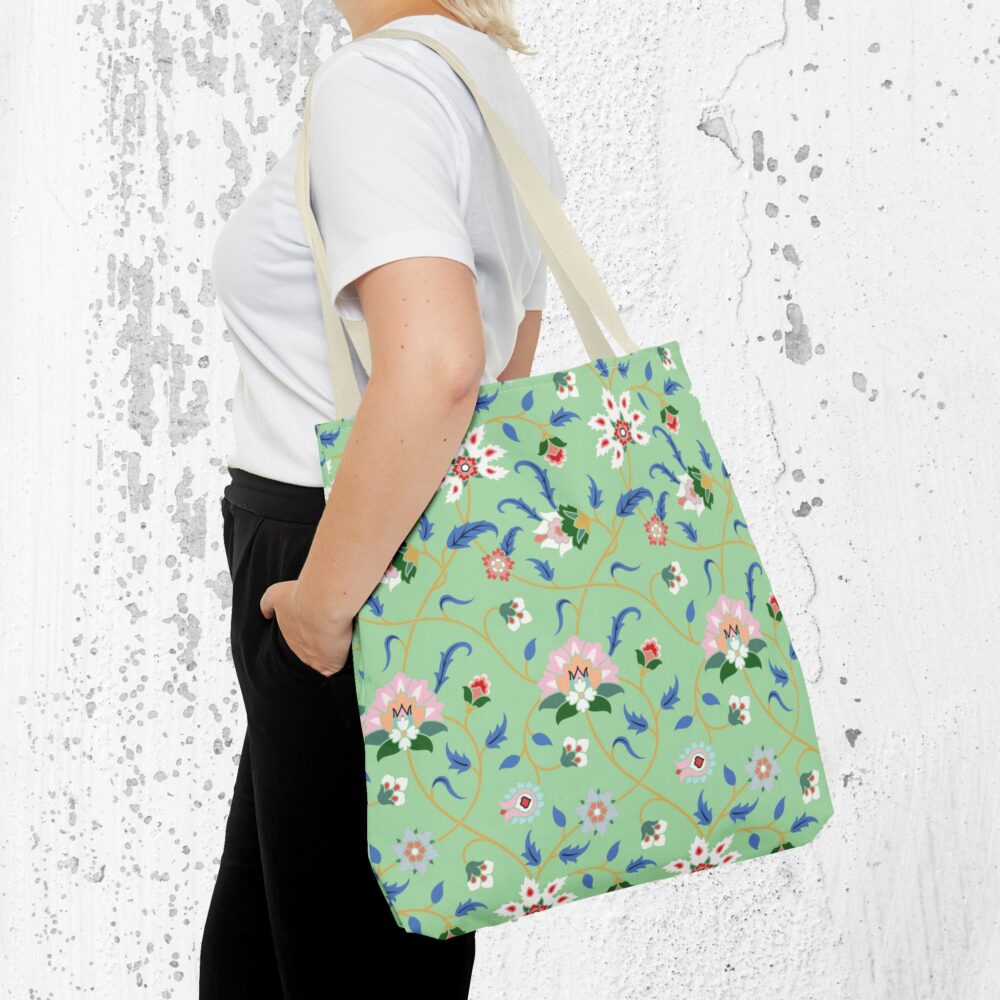 Tote Bag - Green Persian Garden