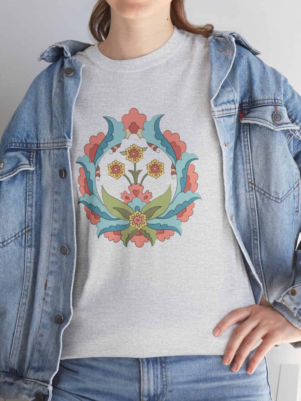 Shah Abbasi Flower Tee