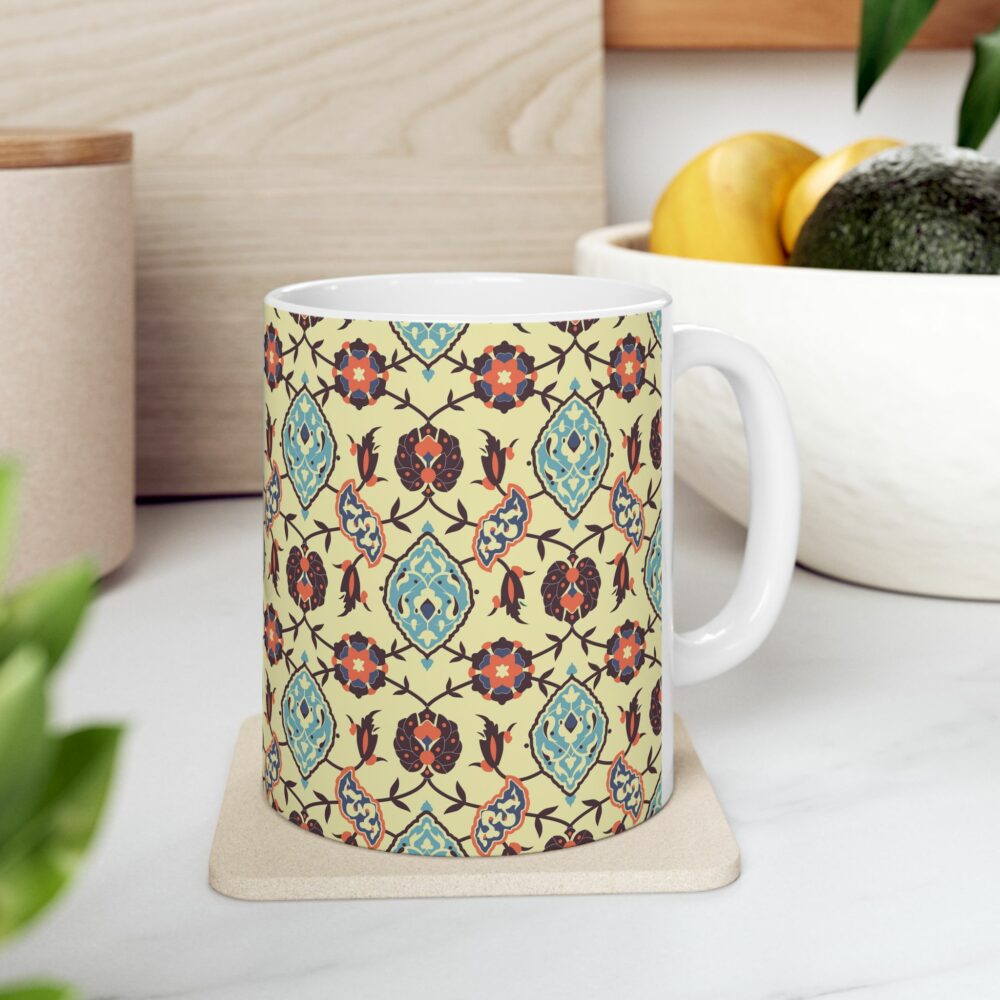 Yellow and Blue Mug