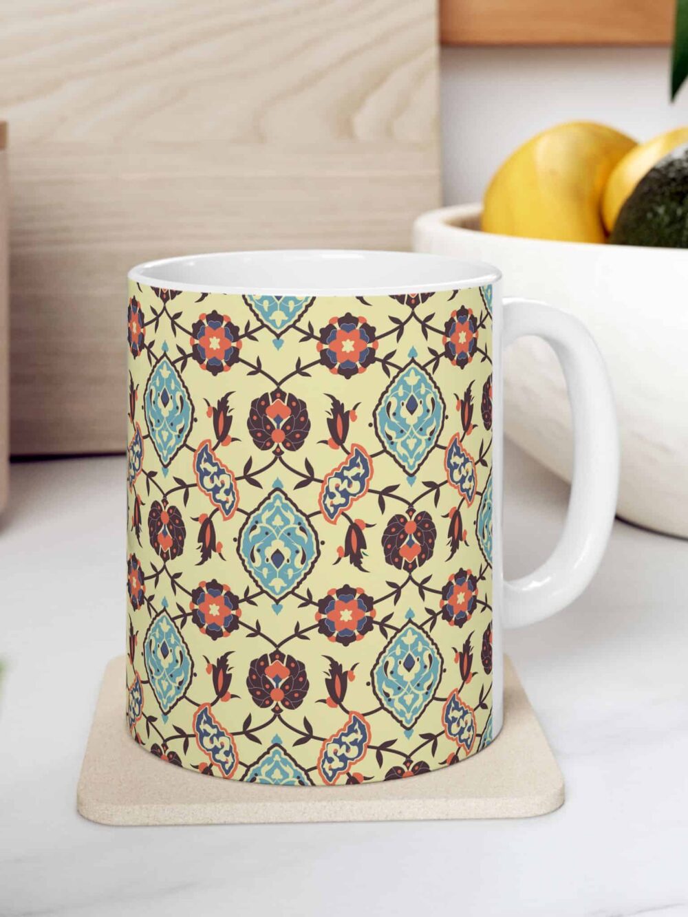 Yellow and Blue Mug