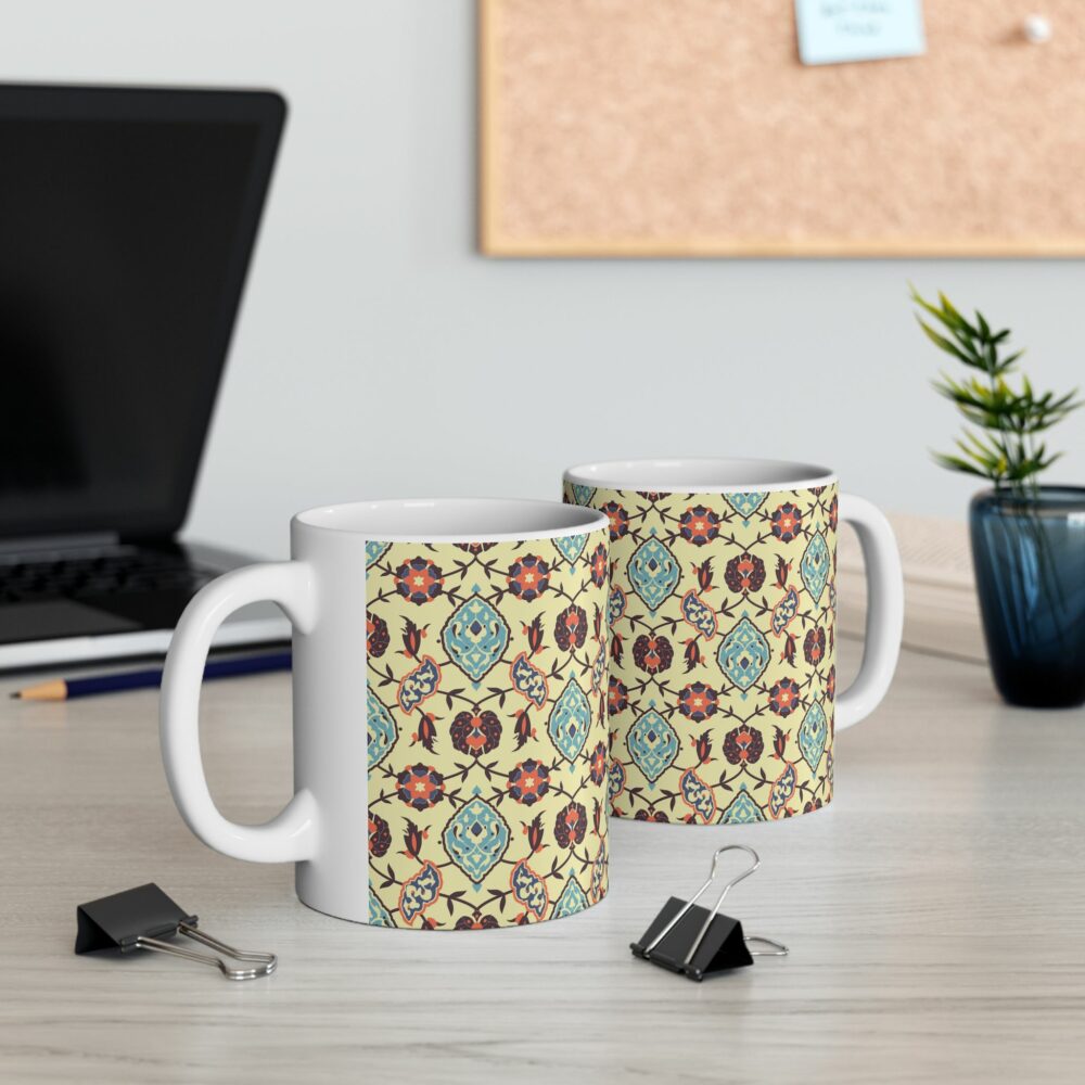 Yellow and Blue Mug