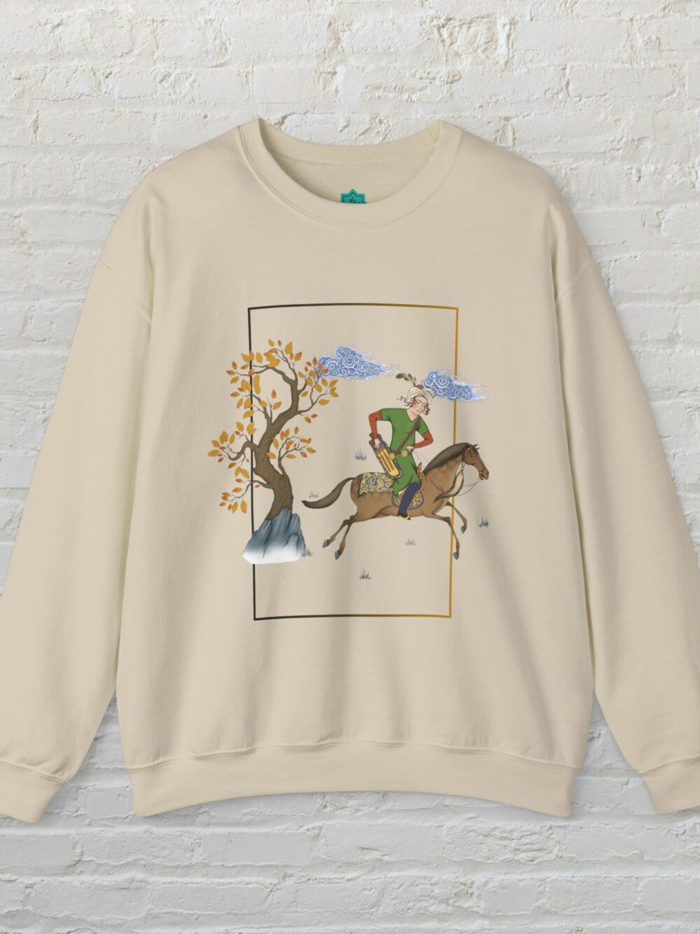 Persian Chapar Design Crewneck Sweatshirt