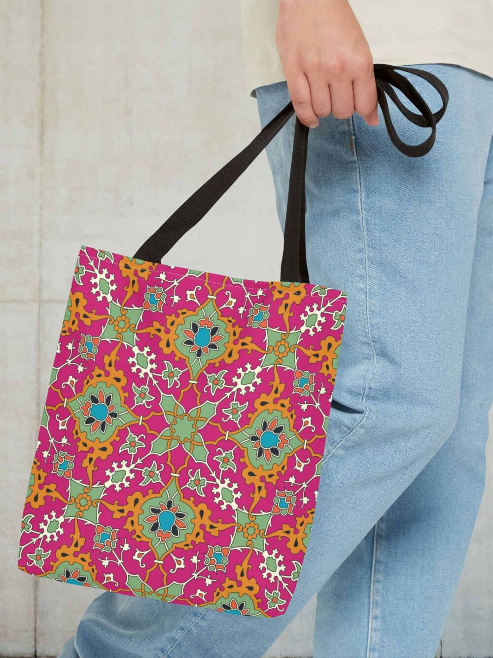 Pink Persian Tote Bag