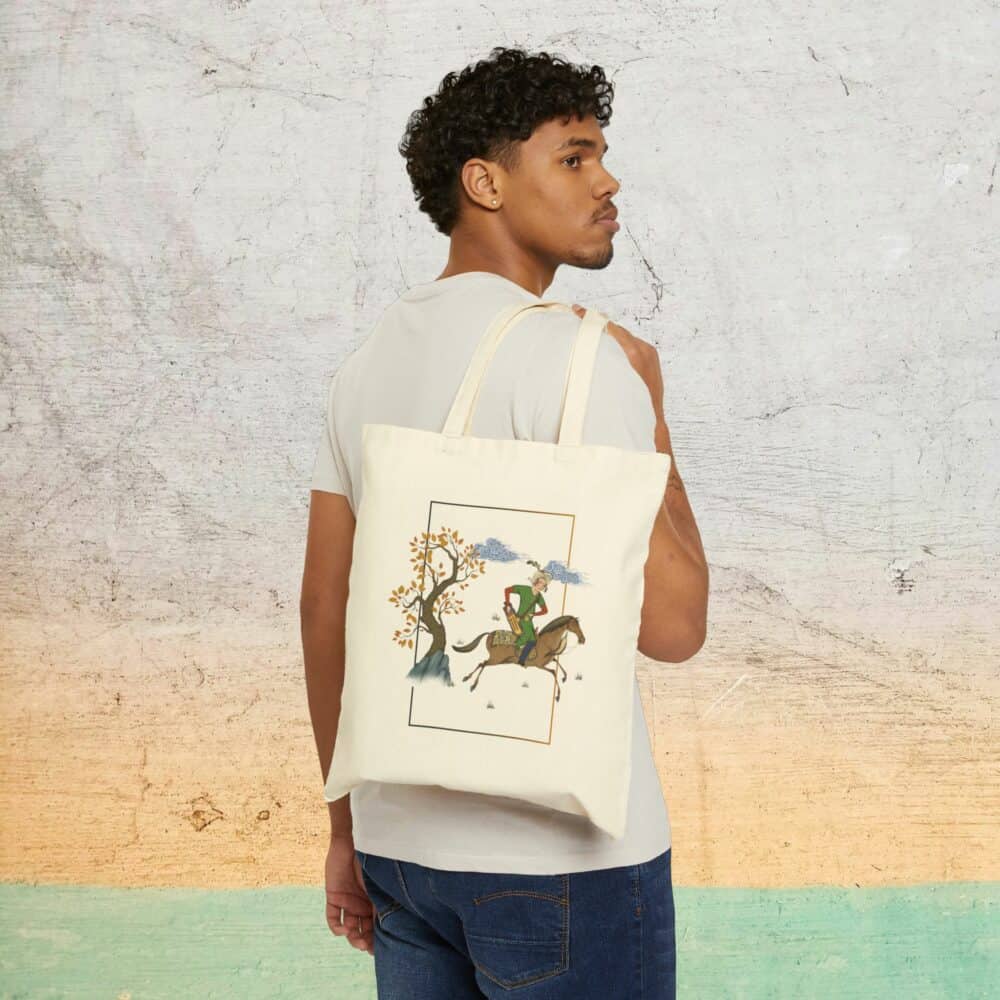 Persian Chapar Canvas Tote Bag