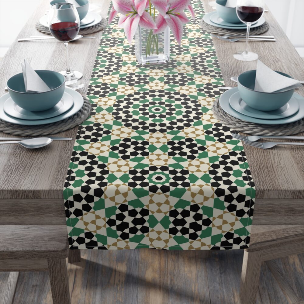 Geometric Persian Table Runner