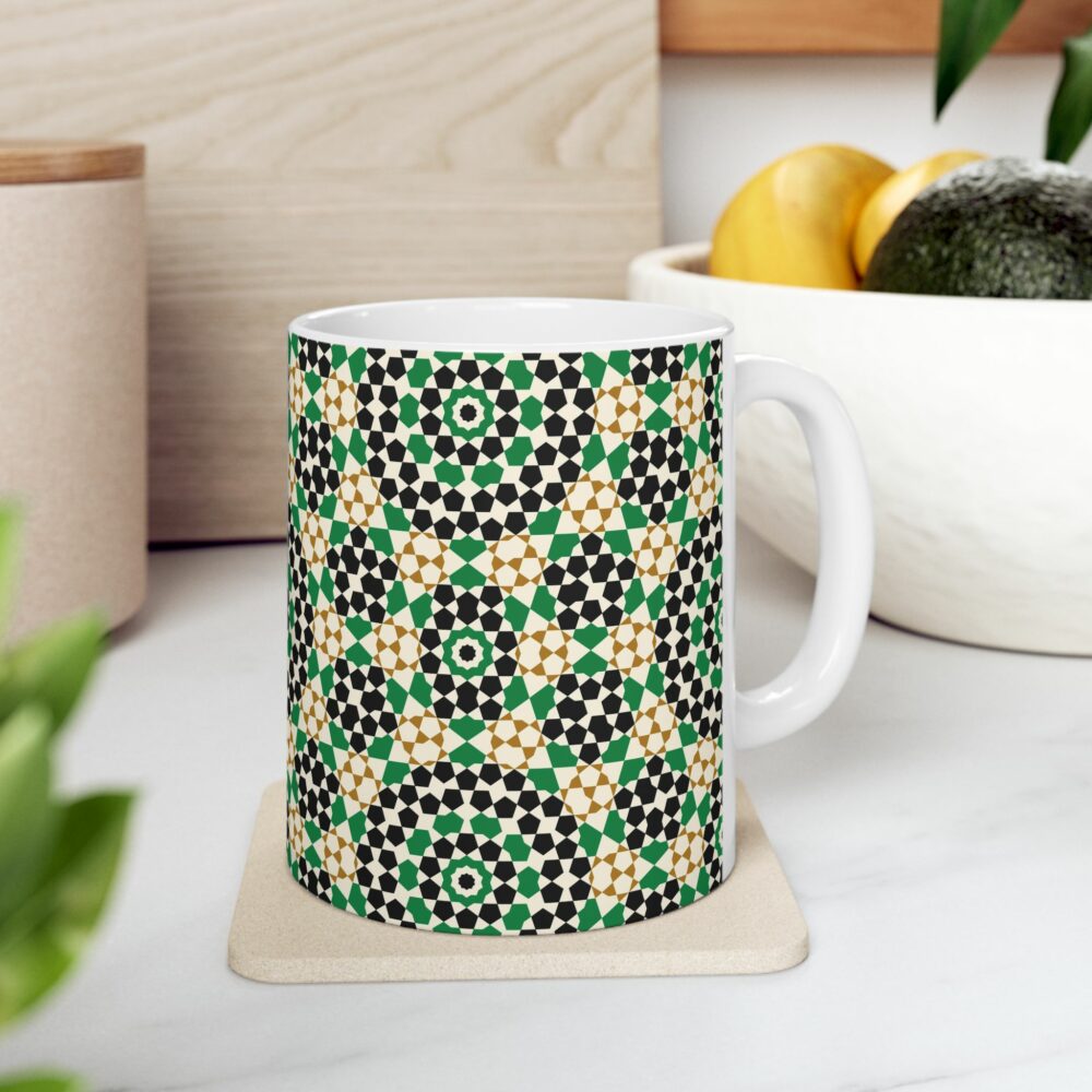 Persian Geometric Ceramic Mug