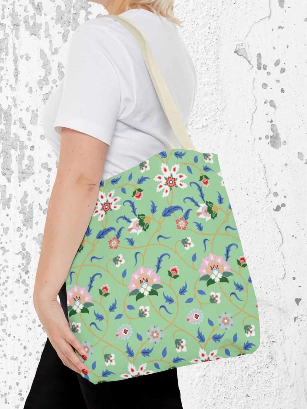 Tote Bag - Green Persian Garden