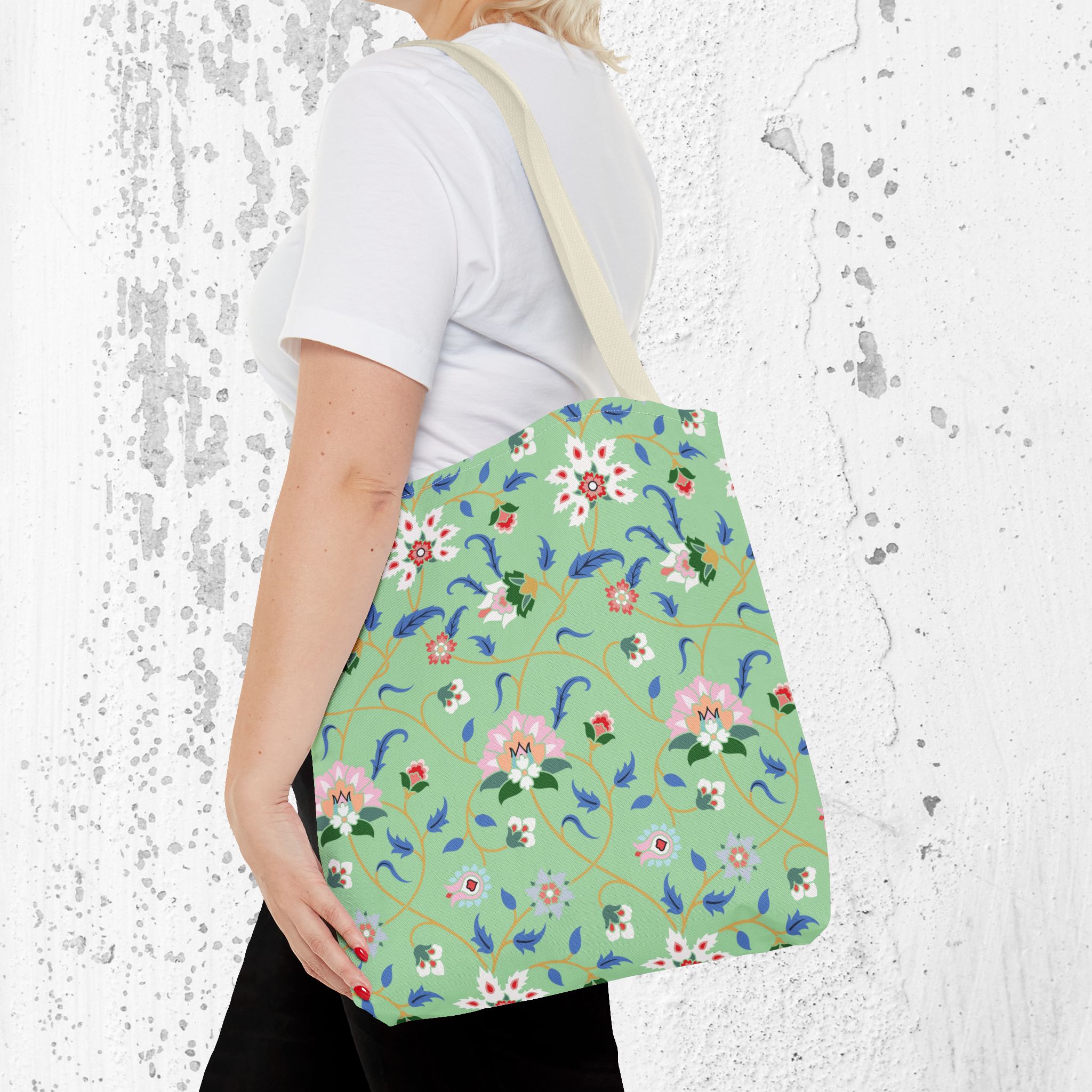 Tote Bag - Green Persian Garden