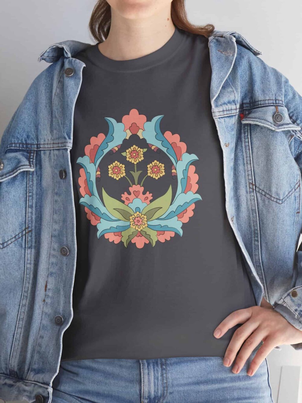 Shah Abbasi Flower Tee