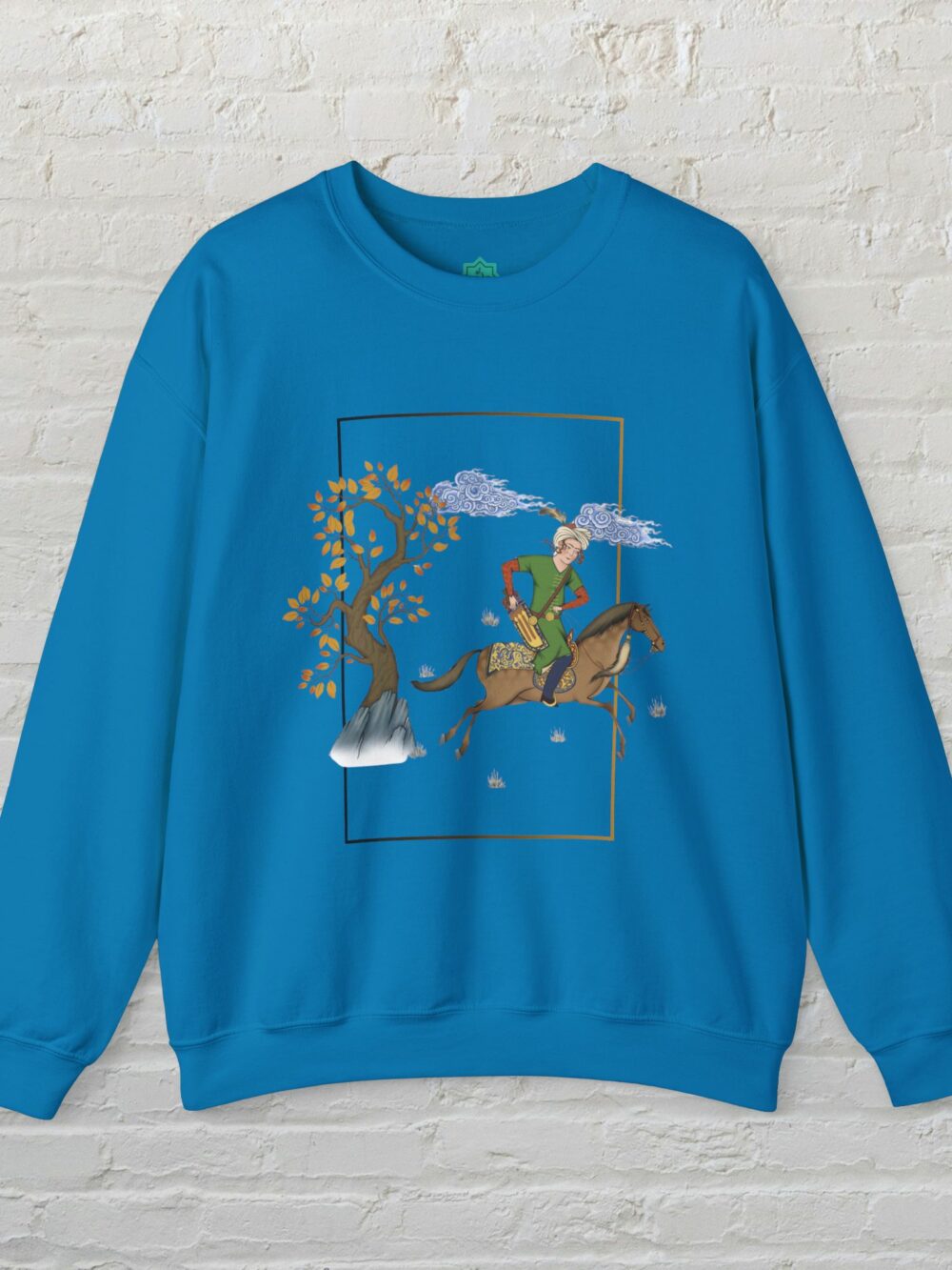 Persian Chapar Design Crewneck Sweatshirt