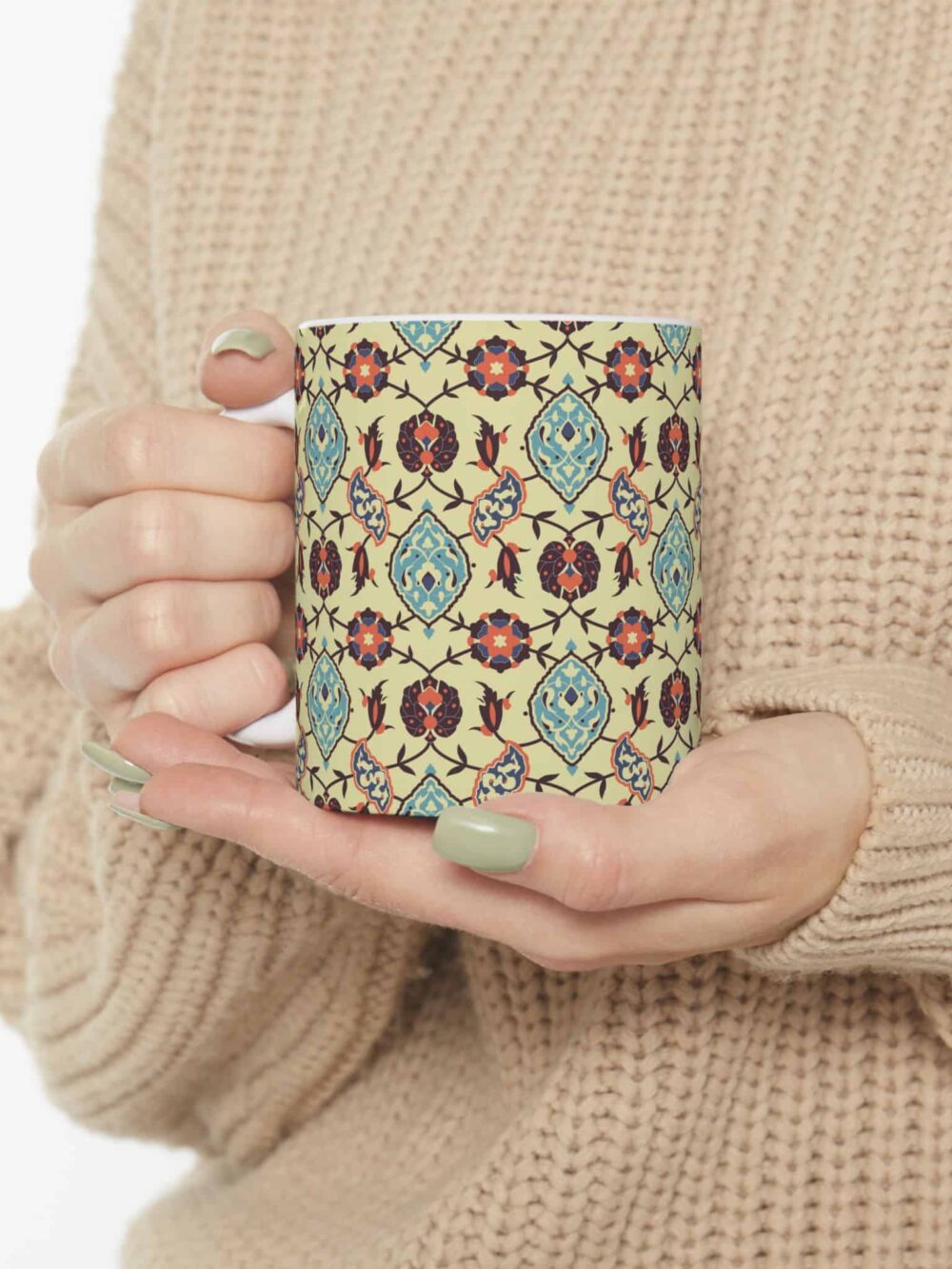 Yellow and Blue Mug