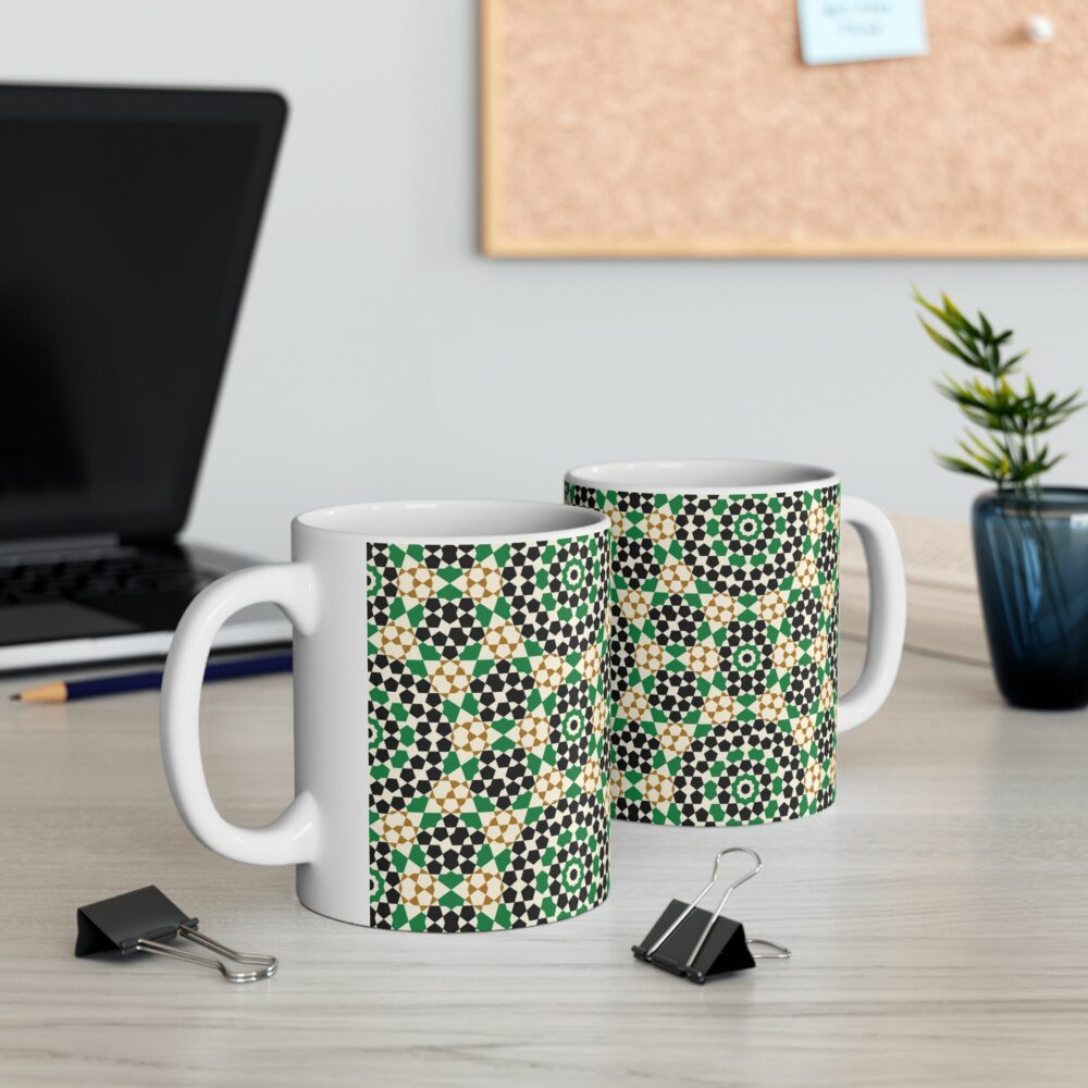 Persian Geometric Ceramic Mug