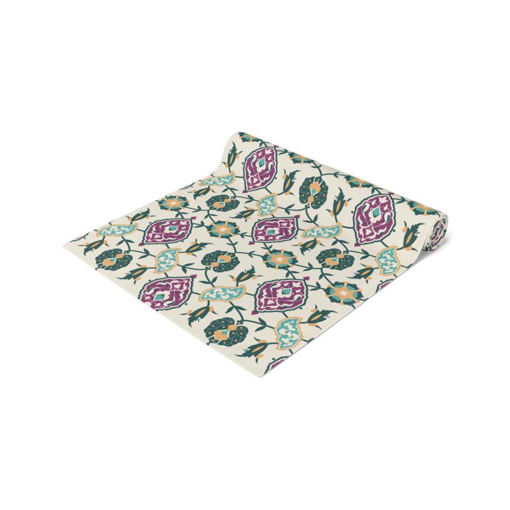 Green Eslimi Persian Table Runner