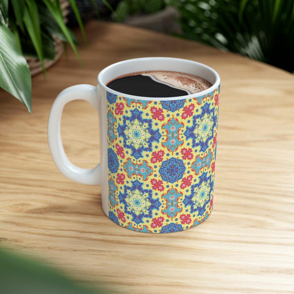 Colourful Tile Ceramic Mug