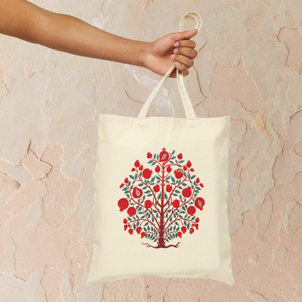 Tote Bag with Anar Tree