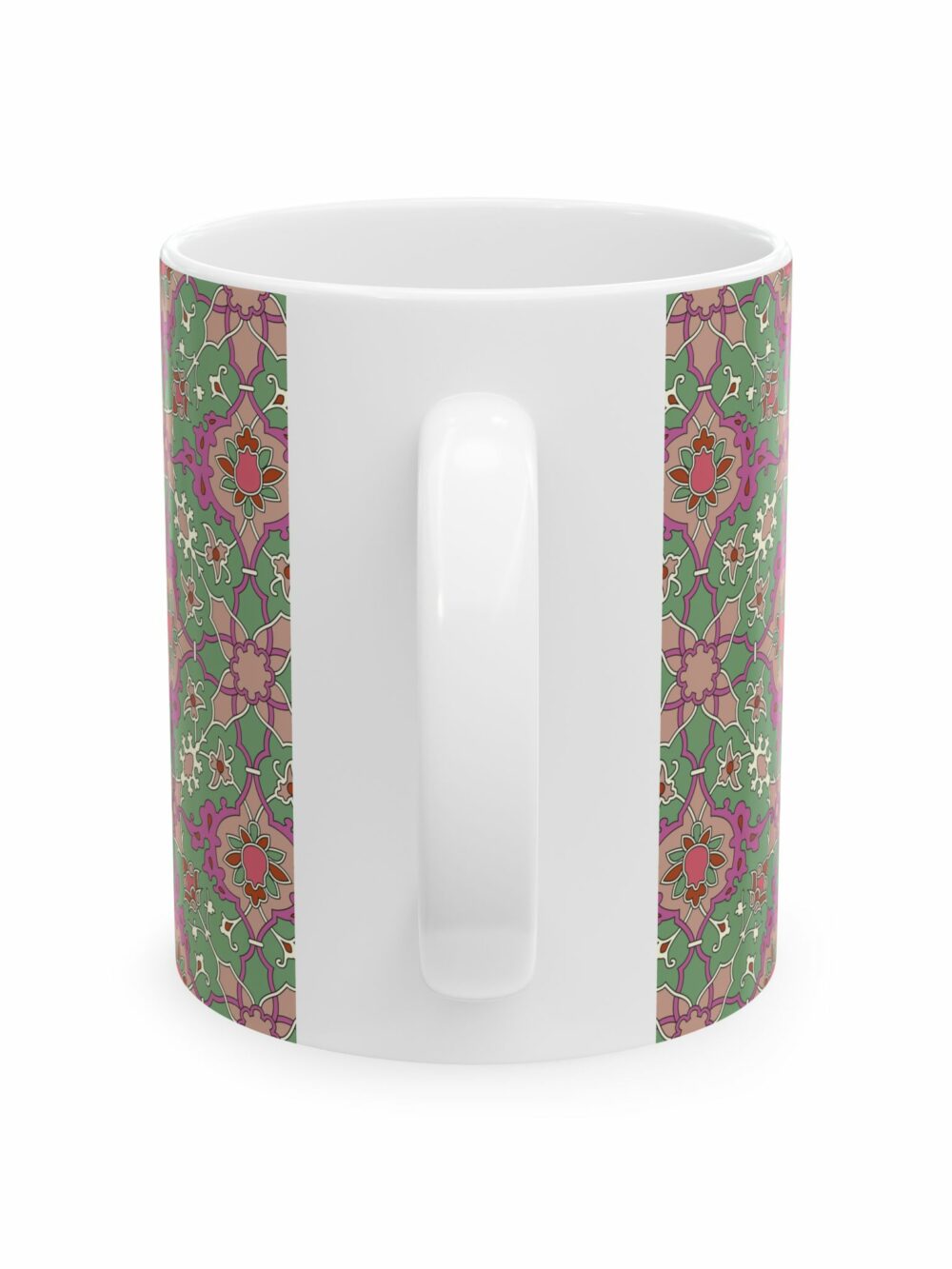 Mug - Green Persian Design