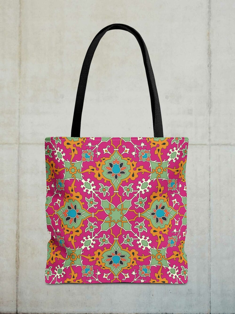 Pink Persian Tote Bag