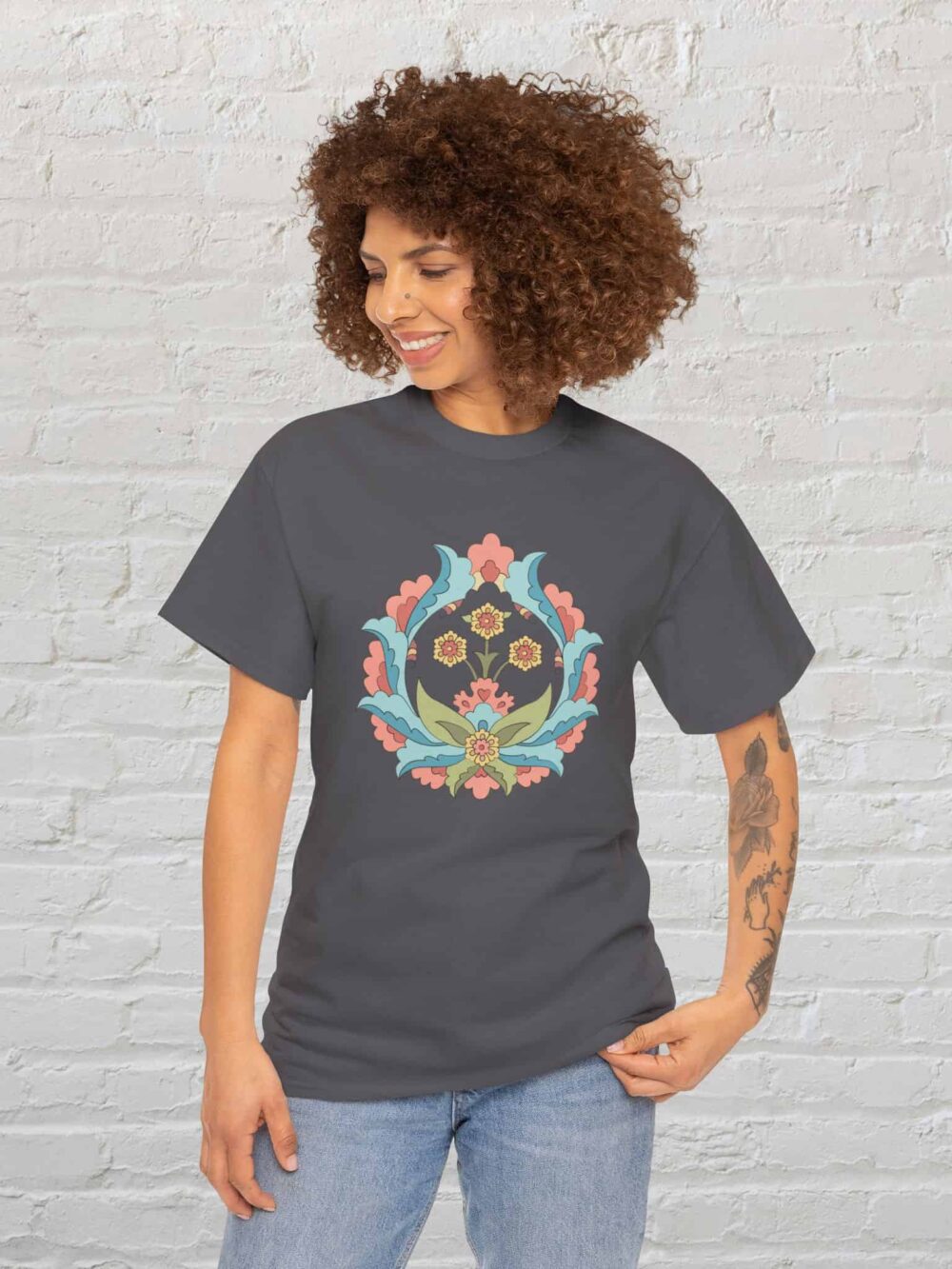 Shah Abbasi Flower Tee