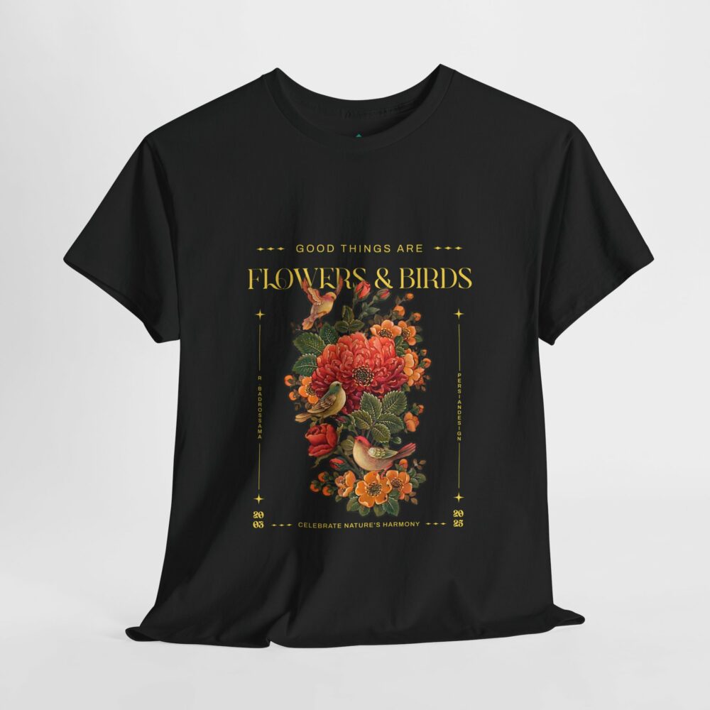 Flowers and Birds Tee Shirt